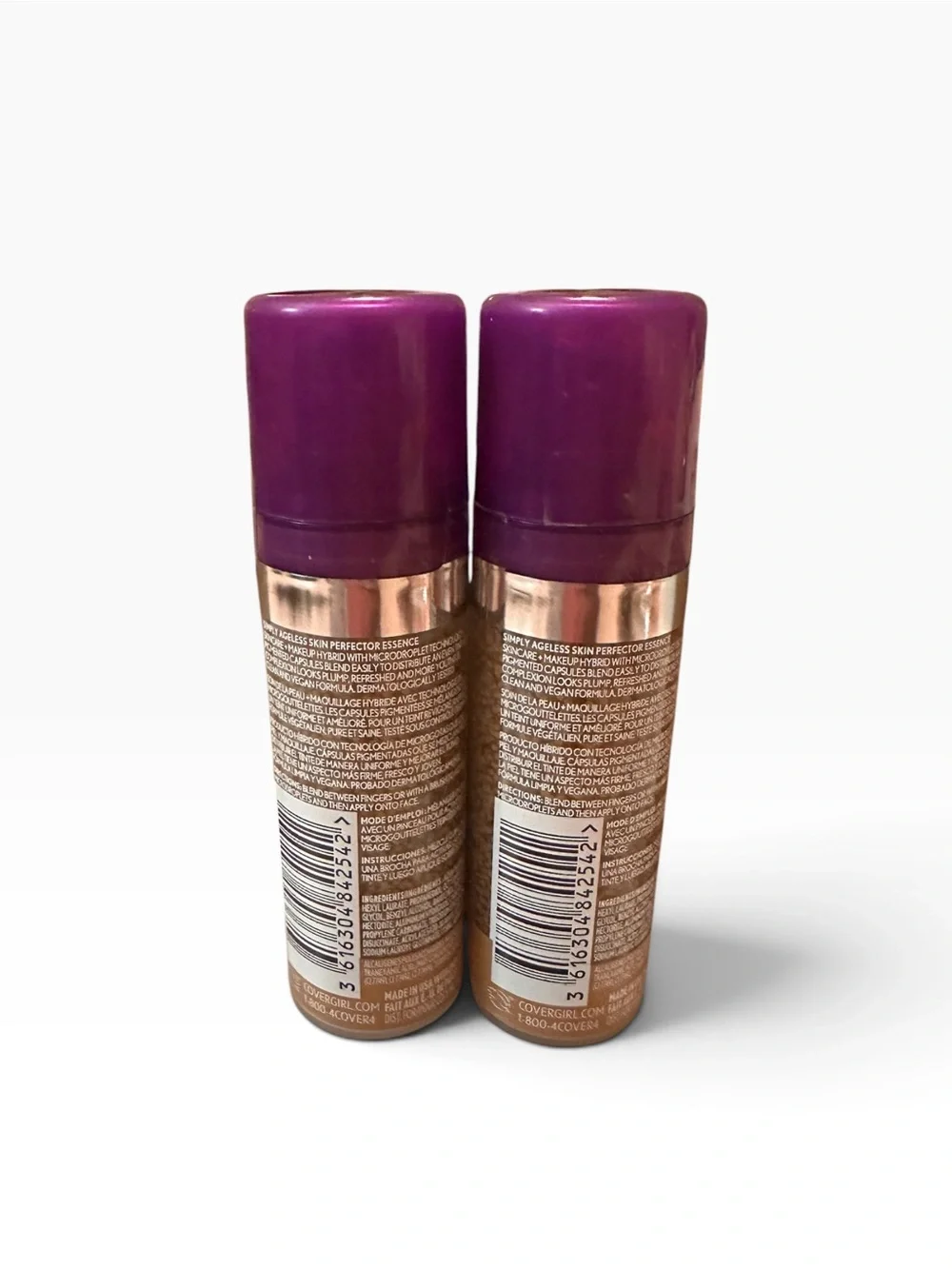 COVERGIRL Simply Ageless Skin Perfector Essence 50 Bundle of 2